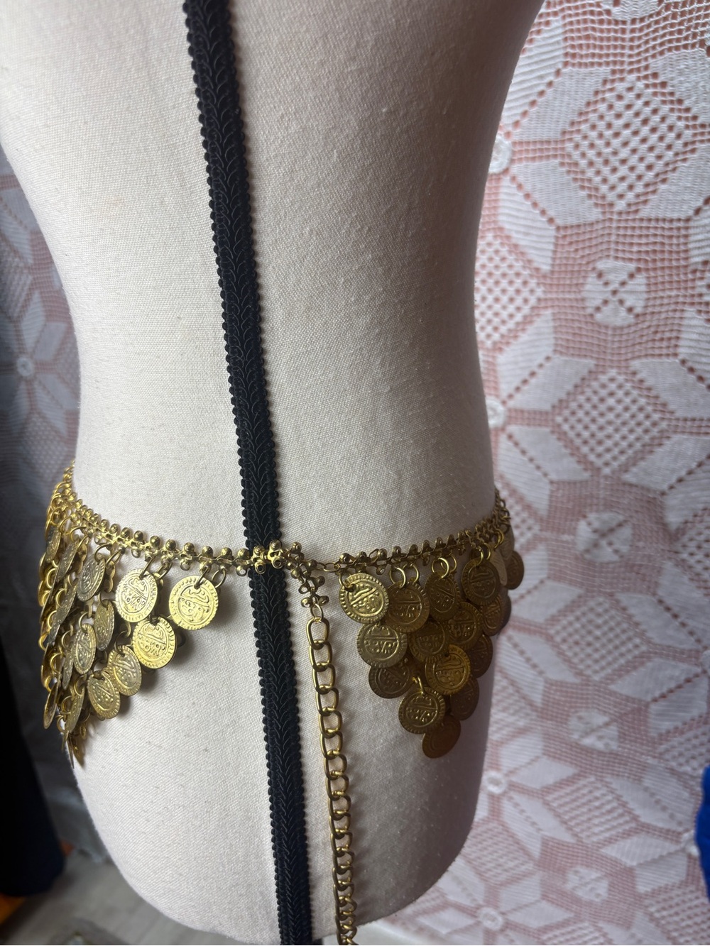 Gold Coin Charm Belt - Picture 7 of 9